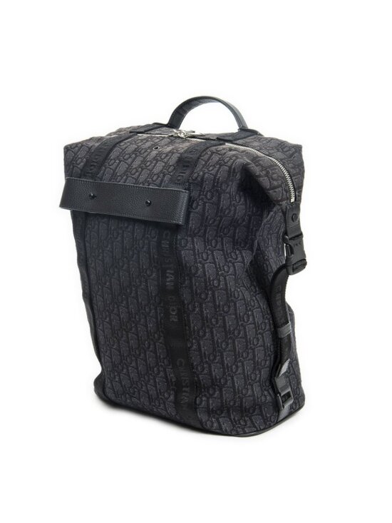 Dior Safari Backpack Black Oblique Peacock Canvas main image 4